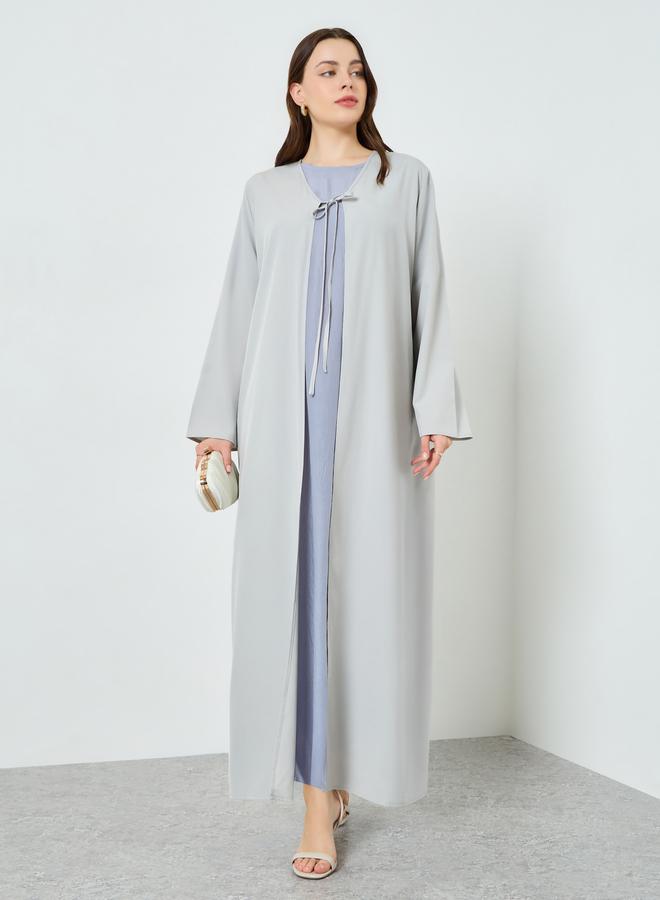 ستايلي كيمونو بتفاصيل رباط أمامي للنساء - Image 3